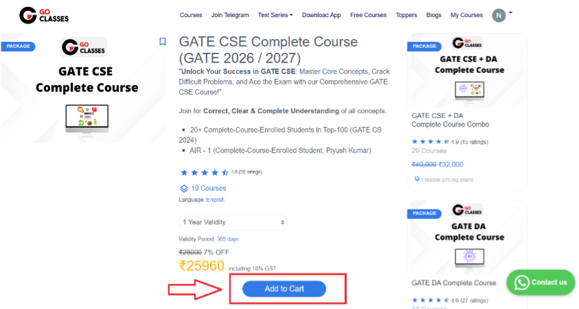 Course Purchase Process